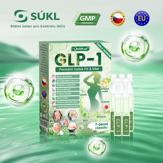 🎁Oficiální obchod ČR | BuildLeaf® GLP-1 8-v-1 Fit & Vital Řešení (Jednou denně, viditelné změny za 7 dní) ✅ Obezita, kardiovaskulární zdraví, cukrovka, spánková apnoe, zdraví střev, problémy se klouby a další