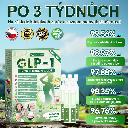🌿Oficiální obchod ČR | BuildLeaf® GLP-1 8-v-1 Fit & Vital Řešení (Jednou denně, viditelné změny za 7 dní) ✅ Obezita, kardiovaskulární zdraví, cukrovka, spánková apnoe, zdraví střev, problémy se klouby a další 🔥